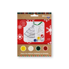 ADORNOS COLGANTES NAVIDAD PARA PINTAR | BISMARK NAVIDAD | ENVASE 24 UDS. UNIDAD | 18430173336207