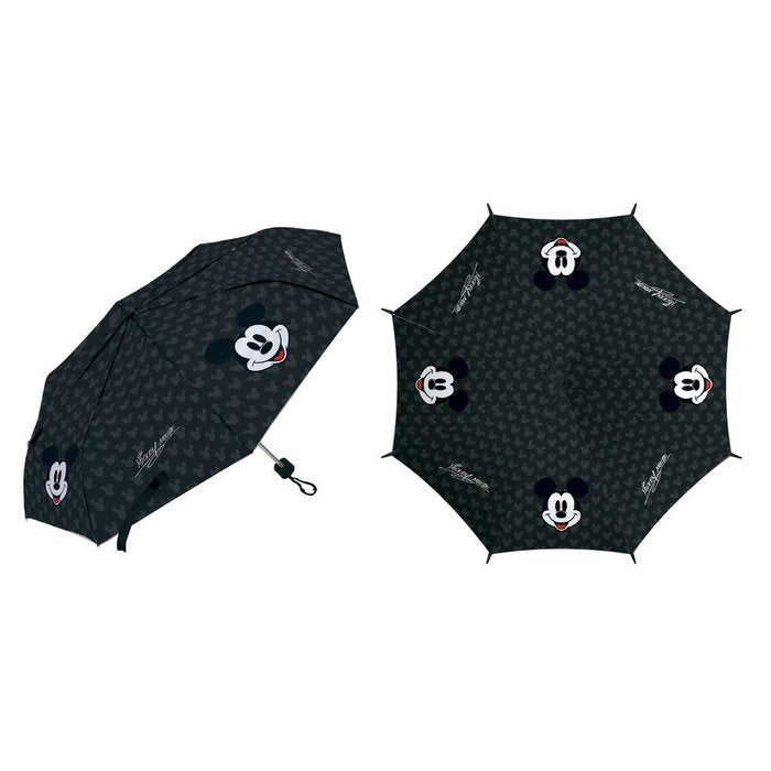 PARAGUAS PLEGABLE MICKEY NEGRO | ARDITEX | 1 UNIDAD | 8430957166184