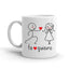 Taza Enamorados Te Quiero Roymart