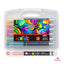 ESTUCHE MALETIN ACRILICOS REAL BRUSH 12 COLORESORES | ROYMART