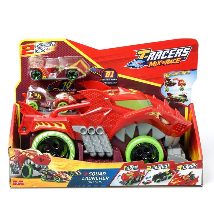 T-RACERS S PLAYSET DRAGON SQUAD LAUNCHER | T-RACERS | 1 UNIDAD | 8431618038925
