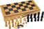 AJEDREZ DAMAS Y BACKGAMMON ESTUCHE PLEGABLE | AQUAMARINE GAMES | 1 UNIDAD | 8432026202731