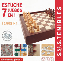 7 JUEGOS CLASICOS EN 1 | AQUAMARINE GAMES | 1 UNIDAD | 8432026202748