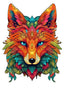 PUZZLE ANIMAL WOOD PUZZLE FOX | AQUAMARINE GAMES | 1 UNIDAD | 8432026203080