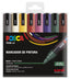 Rotulador Uni Posca Pc-5M Estuche 8 Colores Oscuros | Posca | Pack 1 Unidades