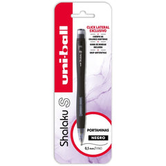 BLISTER PORTAMINAS UNIBALL SHALAKU S 0,5 MM NEGRO | 1 UNIDADES | (UNI-BALL)