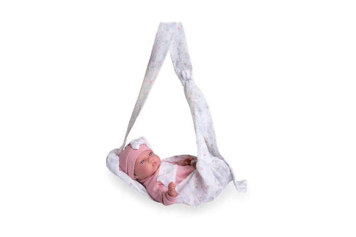 MUÑECA MI PEQUEÑO REBORN TUFI CON FULAR PORTABEBE | ANTONIO JUAN SL | 1 UNIDAD | 8435083682126