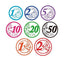 Sellos Monedas Euro 8U Fraga Pack 8 Unidades