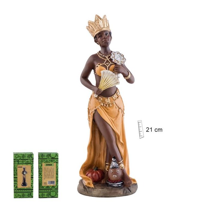 FIGURA OSHUN DE RESINA DE 21 CM | FIGURAS ESOTERICAS JAVIER | 1 UNIDAD | 8435266010104