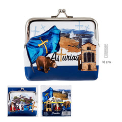 MONEDERO CLIP ASTURIAS | SOUVENIR JAVIER | 1 UNIDAD | 8435266026747