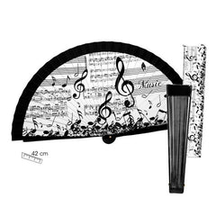 ABANICO MUSICA | PAPELERIA JAVIER | 1 UNIDAD | 8435266070108