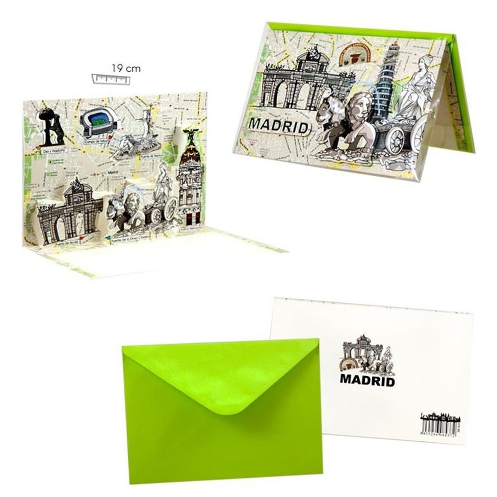 POSTAL MADRID | SOUVENIR JAVIER | 1 UNIDAD | 8435266084372