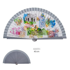 ABANICO MADRID | SOUVENIR JAVIER | 1 UNIDAD | 8435266158929