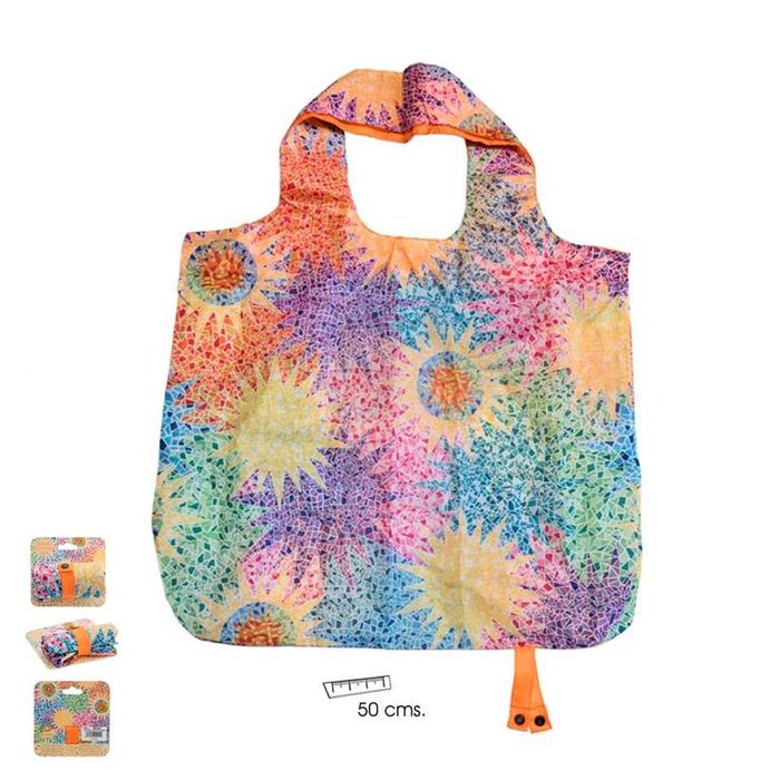 BOLSA PLEGABLE GAUDI 42X50 POLIESTER | PAPELERIA JAVIER