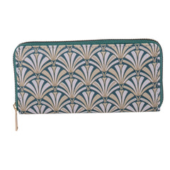BILLETERA ART DECO PALMERAS 19X10 CM | PAPELERIA JAVIER | 1 UNIDAD | 8435266251453
