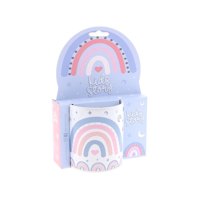 TAZA ARCOIRIS | LOVELY STORY | ENVASE 2 UDS. UNIDAD | 8435458069781