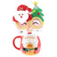 TAZA FORMA DE PAPA NOEL 350ML + GAFAS SANTA | LOVELY STORY | 1 UNIDAD | 8435458185030