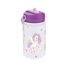 BOTELLA TERMICA 330ML CON PAJITA FLYING UNICORN | LOVELY STORY | 1 UNIDAD | 8435458190478