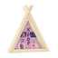 Hucha Tipi Madera Pink K-pop Lovely Story