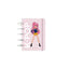Libreta Anillas A6 Discos Cuadricula Pink K-pop Lovely Story