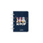 Libreta Anillas A6 Discos Cuadricula Dark Blue K-pop Lovely Story