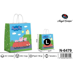 BOLSA REGALO PEPPA PIG 40X14X32 L | ANGEL EUROPA | 1 UNIDAD | 8435462464794
