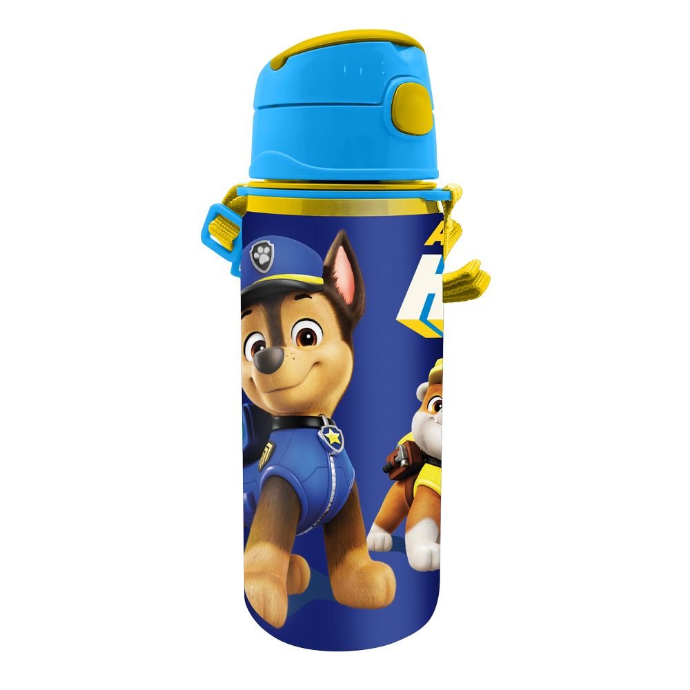 BOTELLA ALUMINIO CON ASA 600ML PATRULLA CANINA | KIDS LICENSING | 1 UNIDAD | 8435507891790
