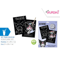 SET DE SCRATCH ART KUROMI | KIDS LICENSING | ENVASE 24 UDS. UNIDAD | 8435507893657