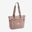 BOLSO SHOPPER CERRADO CON CREMALLERA JENNA TAUPE 33X26,5CM | MATTIES | 1 UNIDAD | 8435547244457