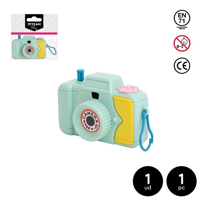 JUGUETE PARA PIÑATA CAMARA COLORES SURTIDOS | AMBER MOOD OH YEAH | ENVASE 12 UDS. UNIDAD | 28435557713473