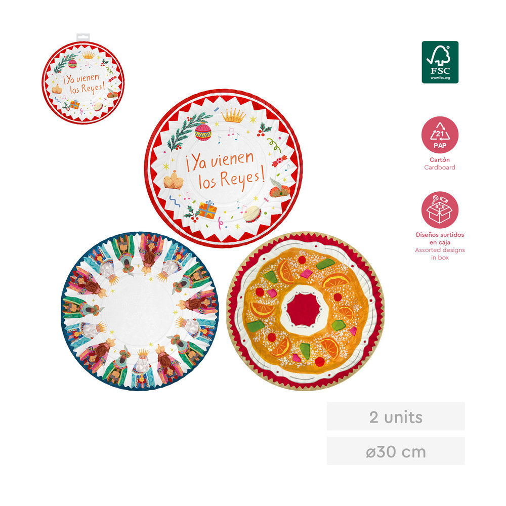 SET 2 UDS BANDEJA CARTON RRMM SURTIDOS Ø30CM | AMBER MOOD OH YEAH | 1 UNIDAD | 18435557734600