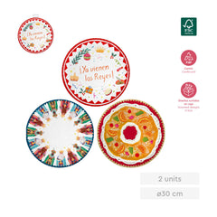 SET 2 UDS BANDEJA CARTON RRMM SURTIDOS Ø30CM | AMBER MOOD OH YEAH | 1 UNIDAD | 18435557734600