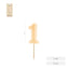 Vela Nº1 Borde Relieve Nude 6 cm Amber Mood Oh Yeah