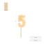 Vela Nº5 Borde Relieve Nude 6 cm Amber Mood Oh Yeah