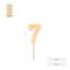 Vela Nº7 Borde Relieve Nude 6 cm Amber Mood Oh Yeah