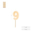 Vela Nº9 Nude 6 cm Amber Mood Oh Yeah