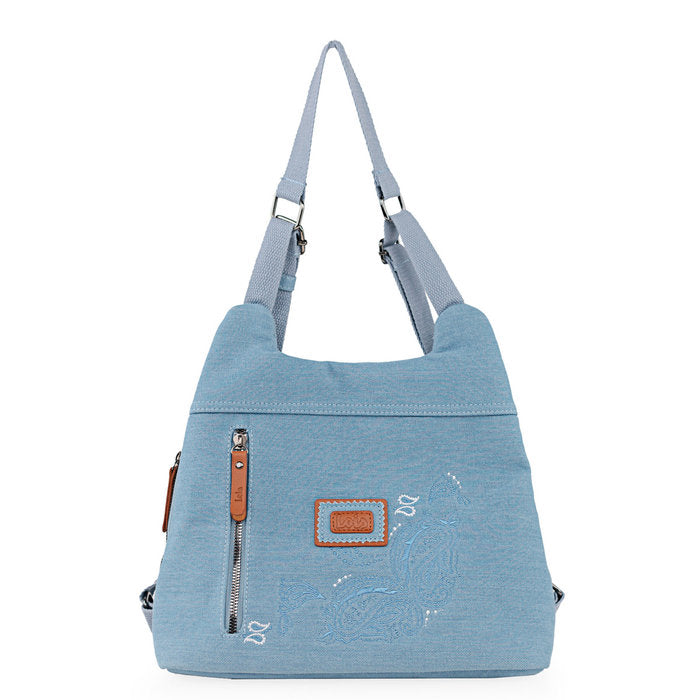 MOCHILA ANTIRROBO CINCINNATI AZUL 10X29X30 | ARSAMAR ENTERPRISE
