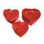 Set 3 Cajas Corazón Rojas Lazo Doble ARGUVAL