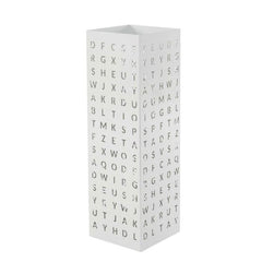 PARAGUERO METAL LETRAS BLANCO | DCASA | 1 UNIDAD | 8435683279436