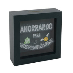 HUCHA DE MADERA INDEPENDIZARME | DCASA | 1 UNIDAD | 8435683293470
