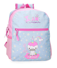 MOCHILA INFANTIL ROLL ROAD I AM A UNICORN 33CM ADAP CARRO | JOUMMA BAGS