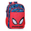 Mochila escolar doble Spiderman Authentic Adapt a Carr marca Joumma Bags
