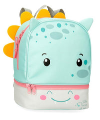 MOCHILA INFANTIL ROLL ROAD LITTLE DINO 28CM + PORTAMERIENDA | JOUMMA BAGS