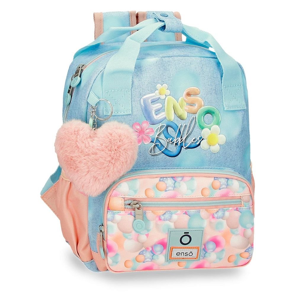 MOCHILA ENSO BUBBLES AZUL CLARO ADAPTABLE A CARRO | ENSO