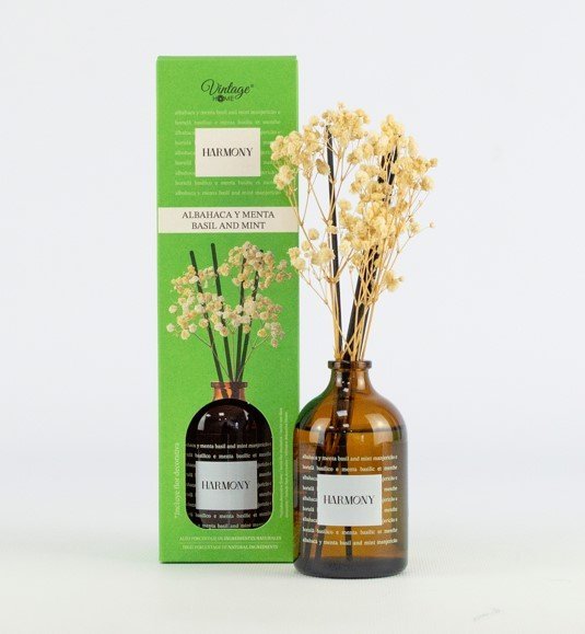 MIKADO VINTAGE DECORATIVO HARMONY 95ML | NATUAROMATIC GEL | ENVASE 12 UDS. UNIDAD | 18435735305134