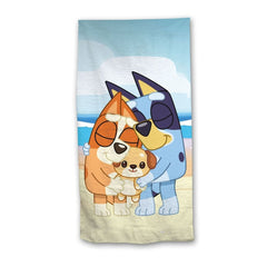 TOALLA ALGODON 290G 70 X 140CM BLUEY Y BINGO | NEW IMPORT SL | 1 UNIDAD | 8435746908846