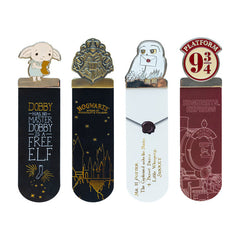 SET DE 4 MARCAPAGINAS HARRY POTTER | 1 UNIDADES | (GRUPO ERIK ME)