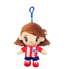 LLAVERO COLGANTE CHICA ATLETICO DE MADRID 14 CM | GRUPO MOYA PELUCHES S,L | 1 UNIDAD | 8435776002255