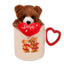 Taza Ositos 348ml con Peluche Amor