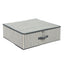 Funda Guarda Ropa Rayas Gris DCASA 55 x 51 x 18 cm
